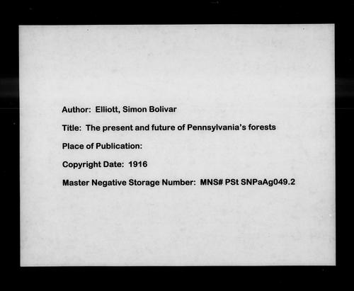 The present and future of Pennsylvania's forests