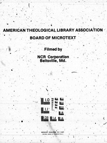 Woman preaching viewed in the light of God's word and church history