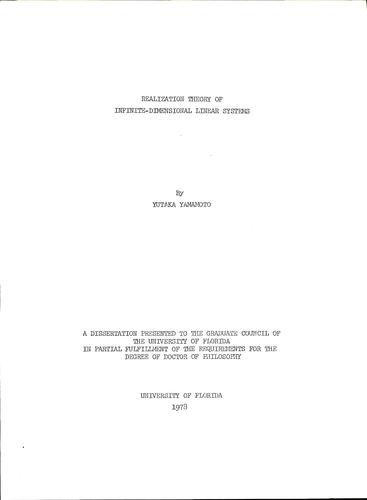 Realization theory of infinite-dimensional linear systems