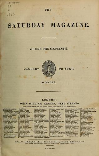 The Saturday magazine