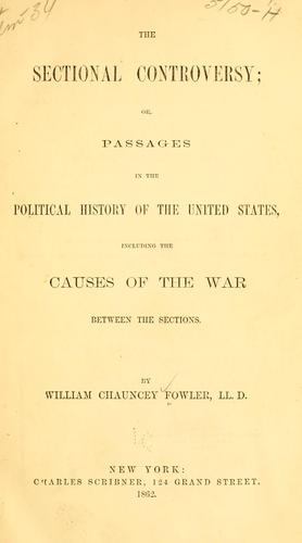 The sectional controversy