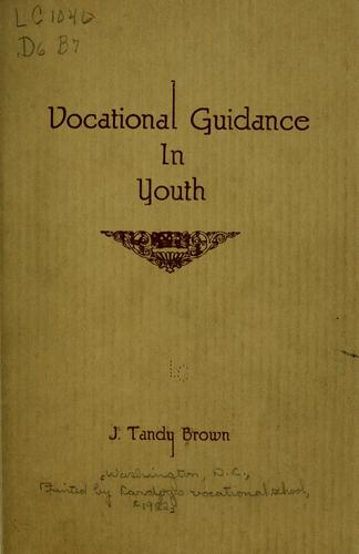 Vocational guidance in youth