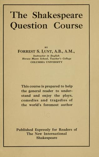 The Shakespeare question course