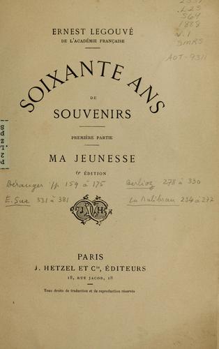 Soixante ans de souvenirs.