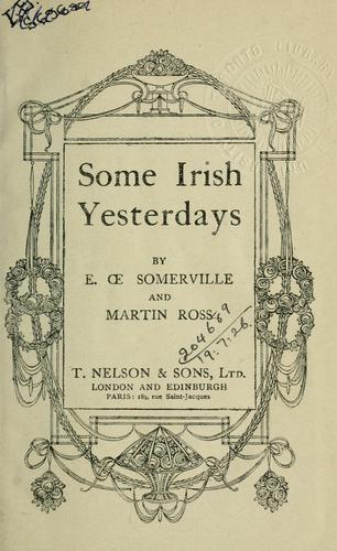 Some Irish yesterdays