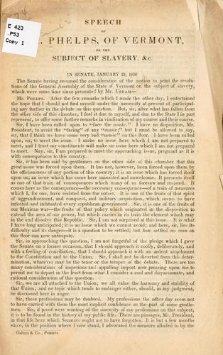 Speech of Mr. Phelps