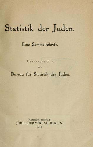 Statistik der Juden