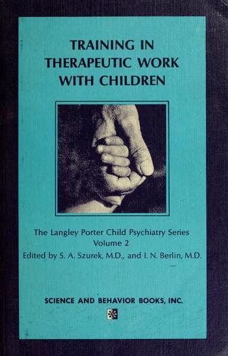 Training in therapeutic work with children