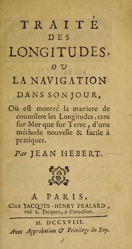 Traité des longitudes