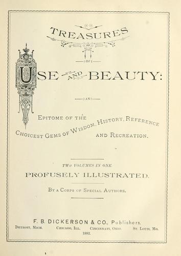 Treasures of use and beauty