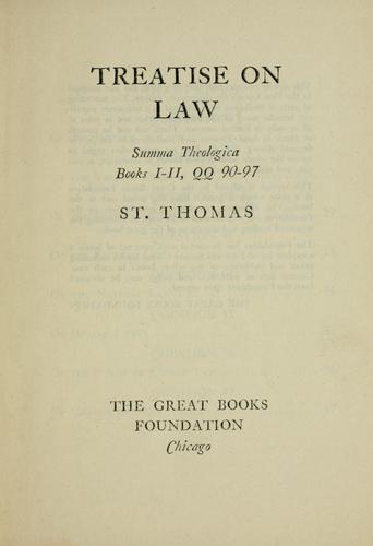Treatise on law