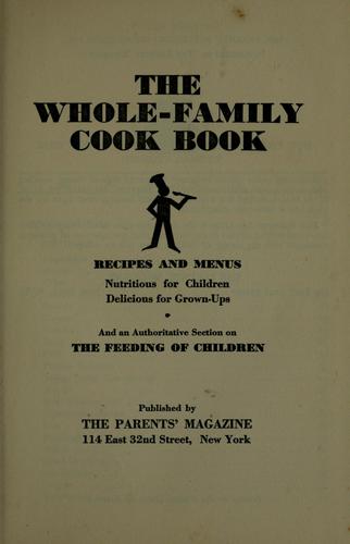The Whole-family cook book