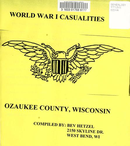 World War I casualties, Ozaukee County, Wisconsin