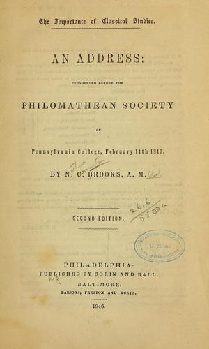 The importance of classical studies