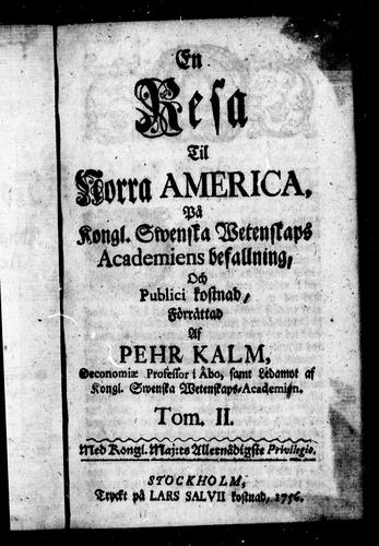 En resa til Norra America