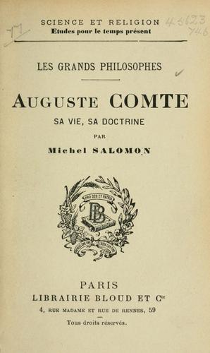 Auguste Comte