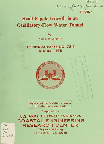Sand ripple growth in an oscillatory-flow water tunnel