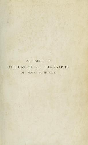 An index of differential diagnosis of main symptoms
