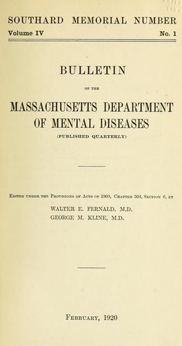 Bulletin... Southard memorial number...