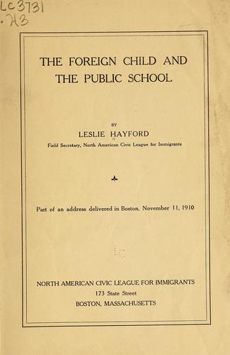 The foreign child and the public school