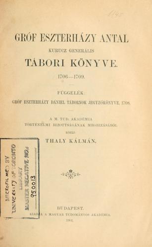 Gróf Eszterházy Antal