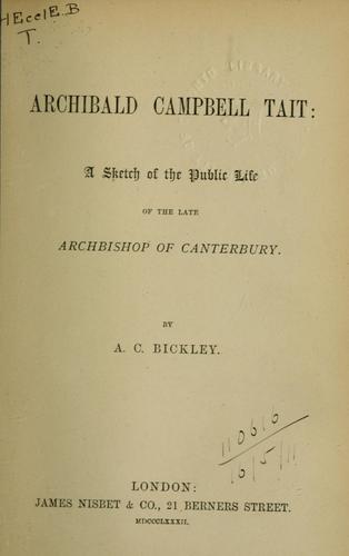 Archibald Campbell Tait
