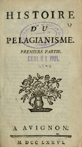 Histoire du pelagianisme