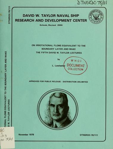 On irrotational flows equivalent to the boundary layer and wake