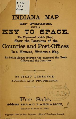 Indiana map by figures, with a key to space