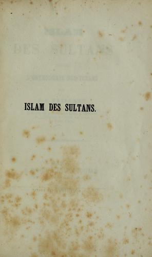 Islam des sultans devant l'orthodoxie des Tczars