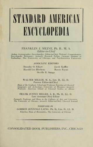 Standard American encyclopedia