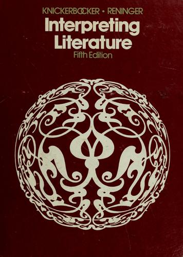 Interpreting literature; preliminaries to literary judgment