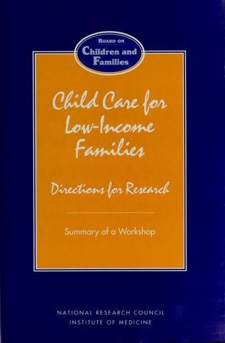 Child care for low-income families