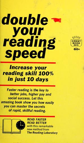 Double your reading speed
