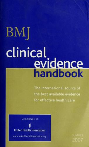 Clinical evidence handbook