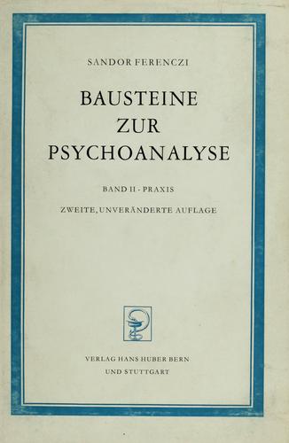 Bausteine zur Psychoanalyse