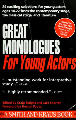 Great monologues for young actors