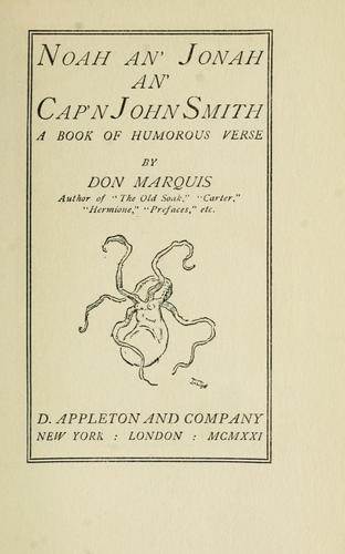 Noah and Jonah an' Cap'n John Smith