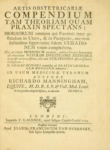 Artis obstetricariae compendium