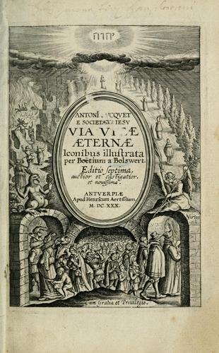 AntonI Sucquet e Societate Iesu Via vitae aeternae