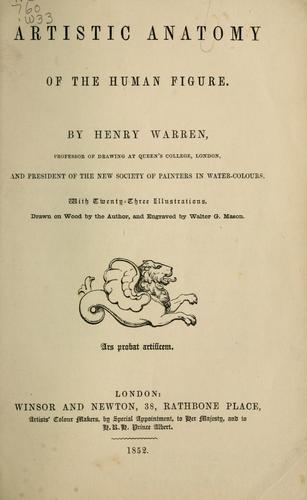 Artistic anatomy of the human figure