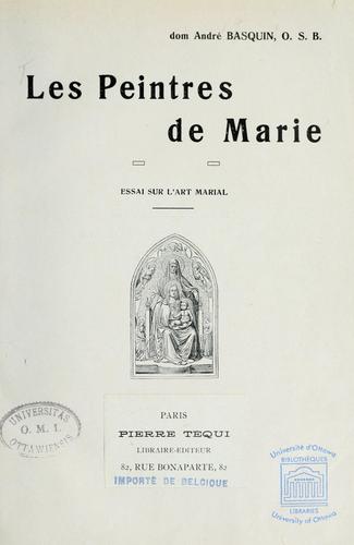 Les peintres de Marie