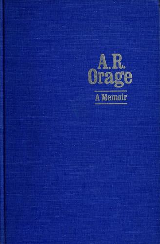 A. R. Orage