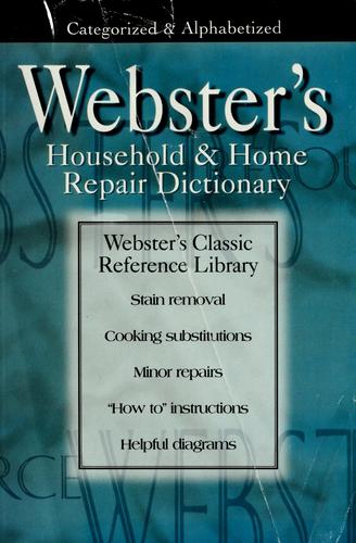 Household & home repair dictionary