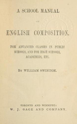 A school manual of English composition