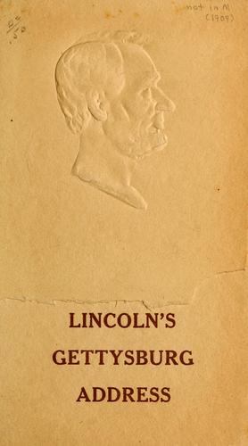 Lincoln's Gettysburg address