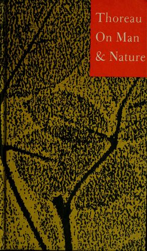Thoreau on man and nature