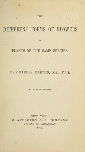 The different forms of flowers on plants of the same species