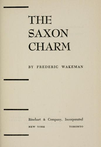 The Saxon charm.