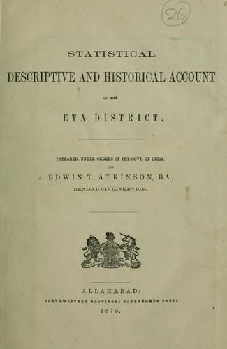 Statistical descriptive and historical account of the Eta district